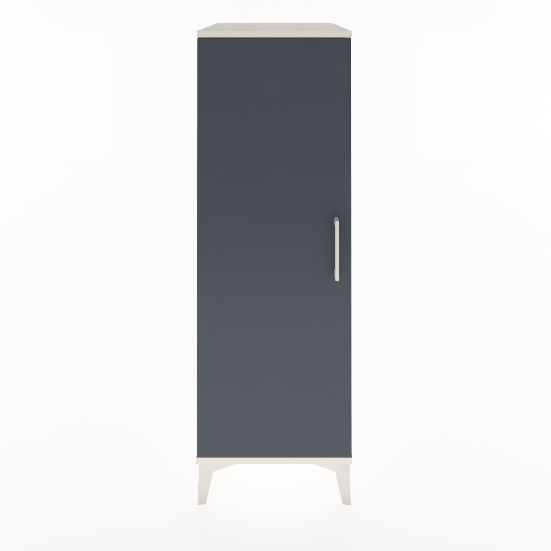 Woodntry Modular Cabinet Moonstone 44x30x122 cm with Cover K1-1