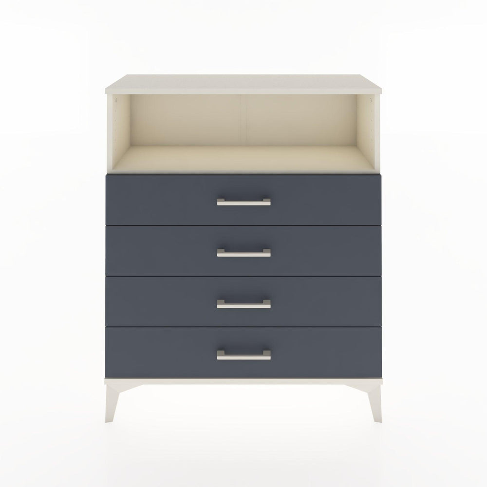 Woodntry Modular Dresser Moonstone 88x30x94 cm with Drawers and Shelves CR19-1