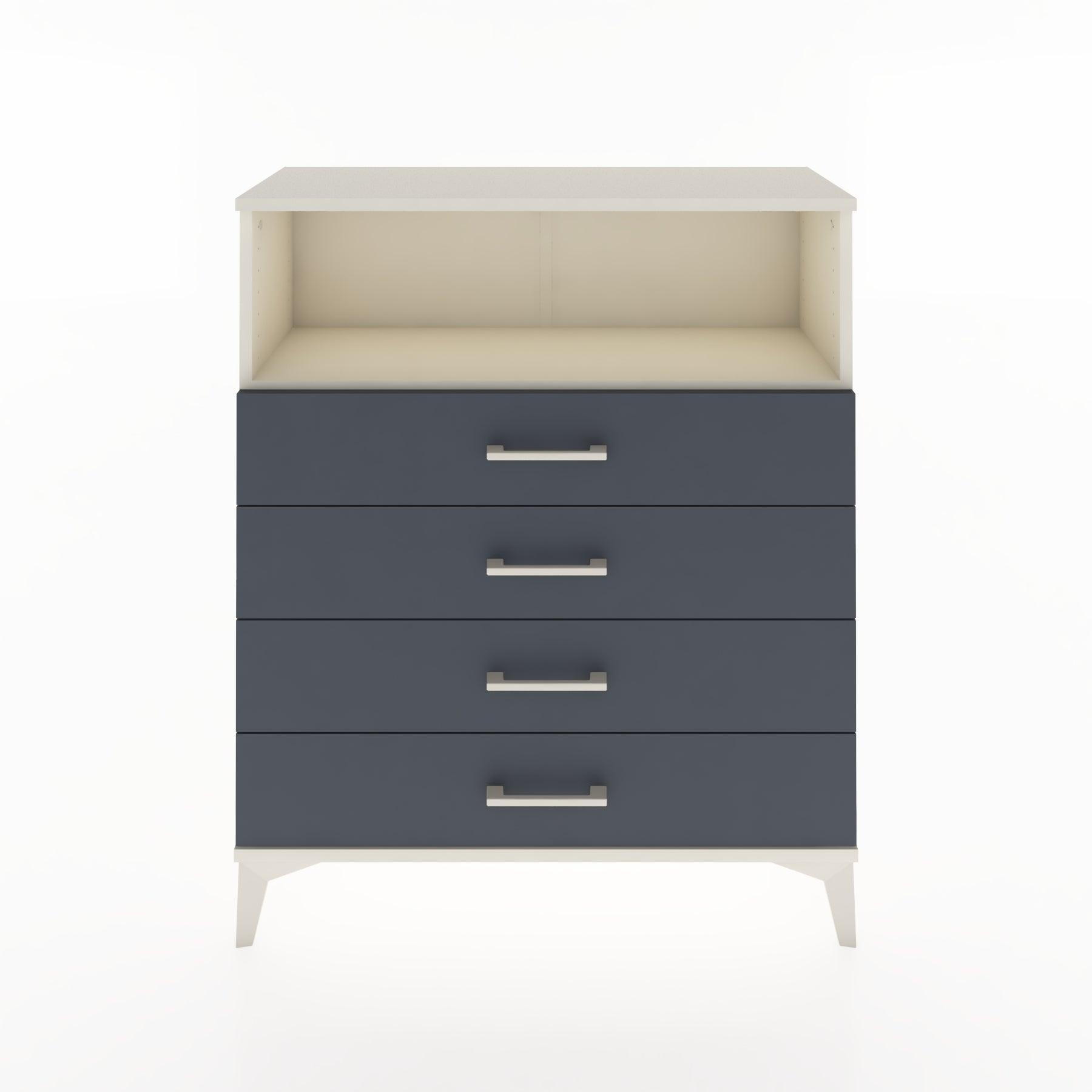 Woodntry Modüler Şifonyer Aytaşı 88x30x94 cm Çekmeceli ve Raflı CR19-1