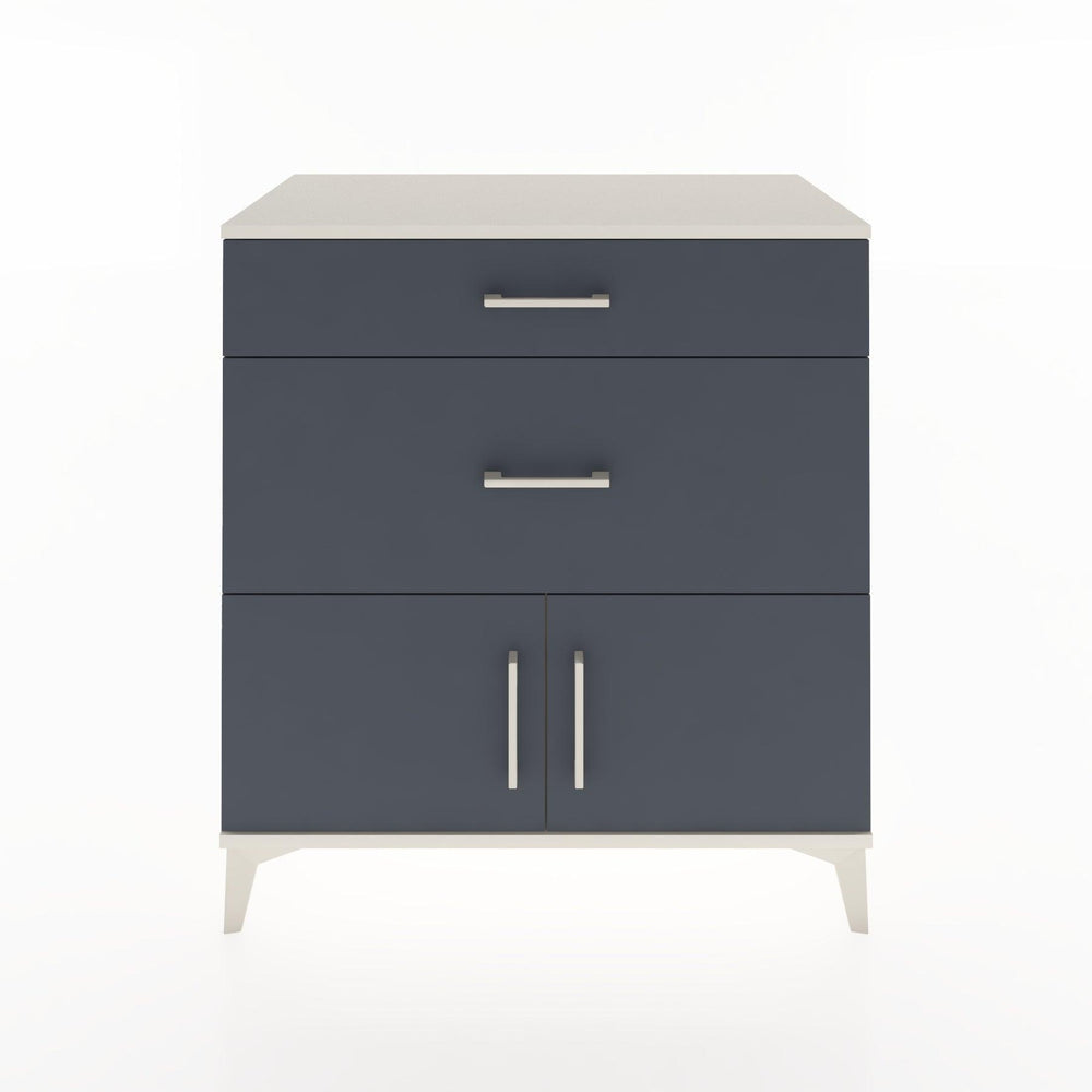 Woodntry Modüler Şifonyer Aytaşı 88x44x84 cm Kapaklı ve Çekmeceli KC116-1