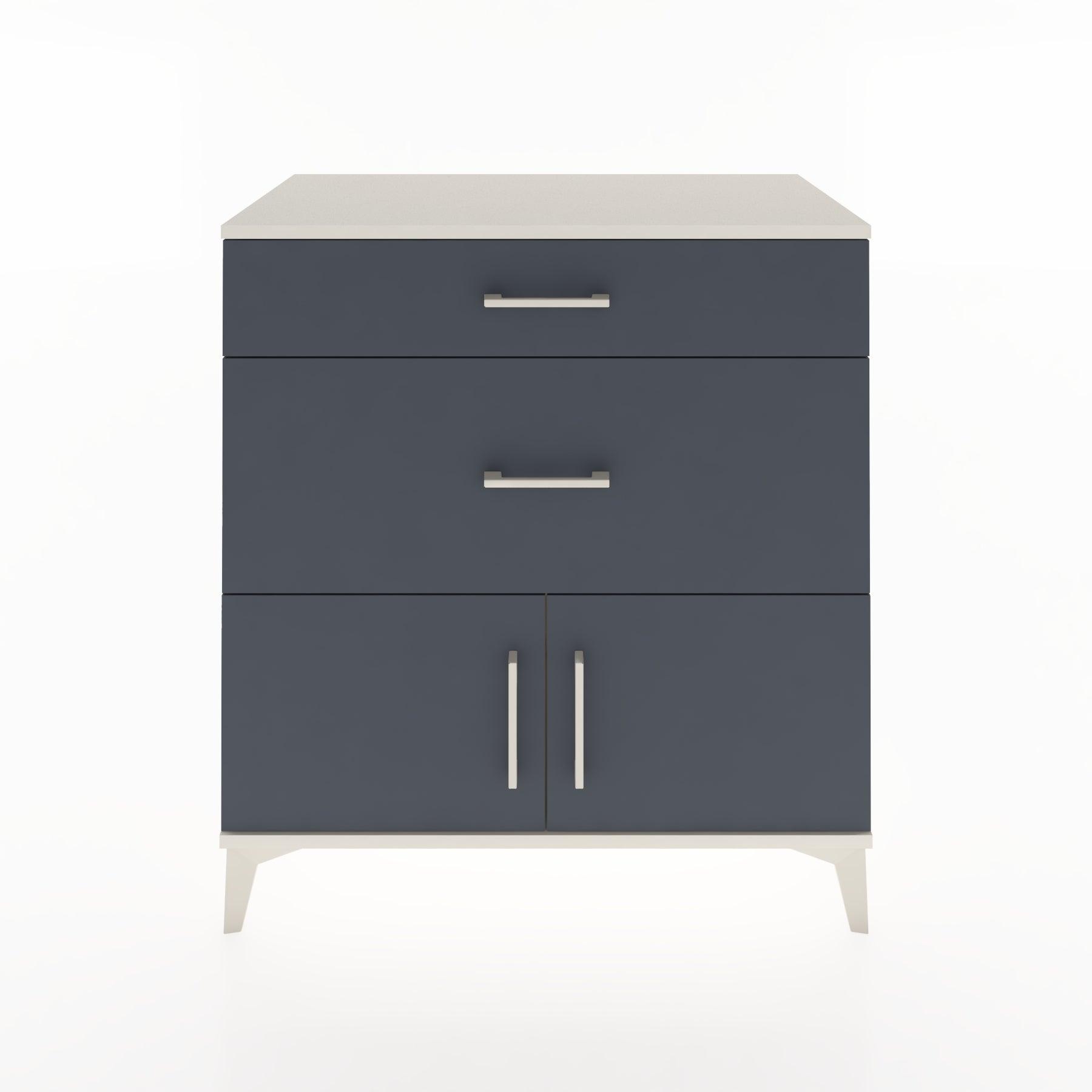 Woodntry Modular Dresser Moonstone 88x44x84 cm with Cover and Drawer KC116-1
