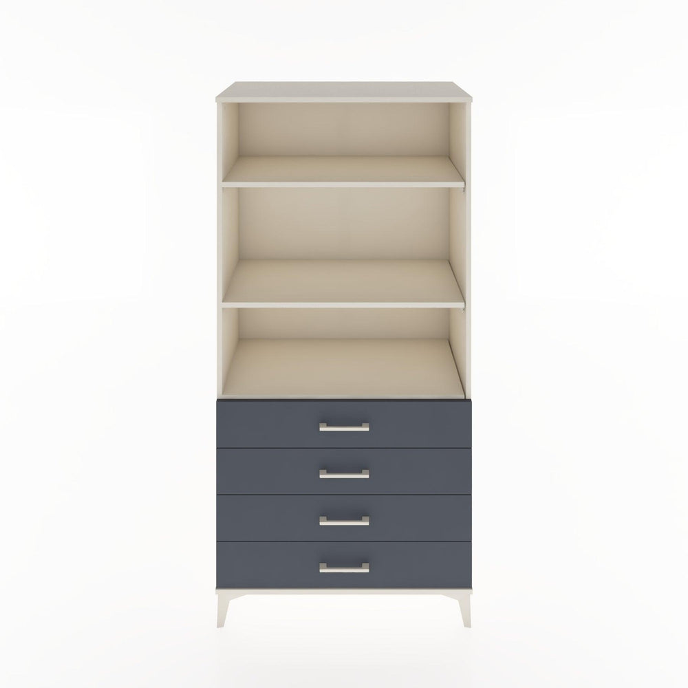 Woodntry Modular Cabinet Moonstone 88x44x170 cm with Drawers and Shelves CR36-1