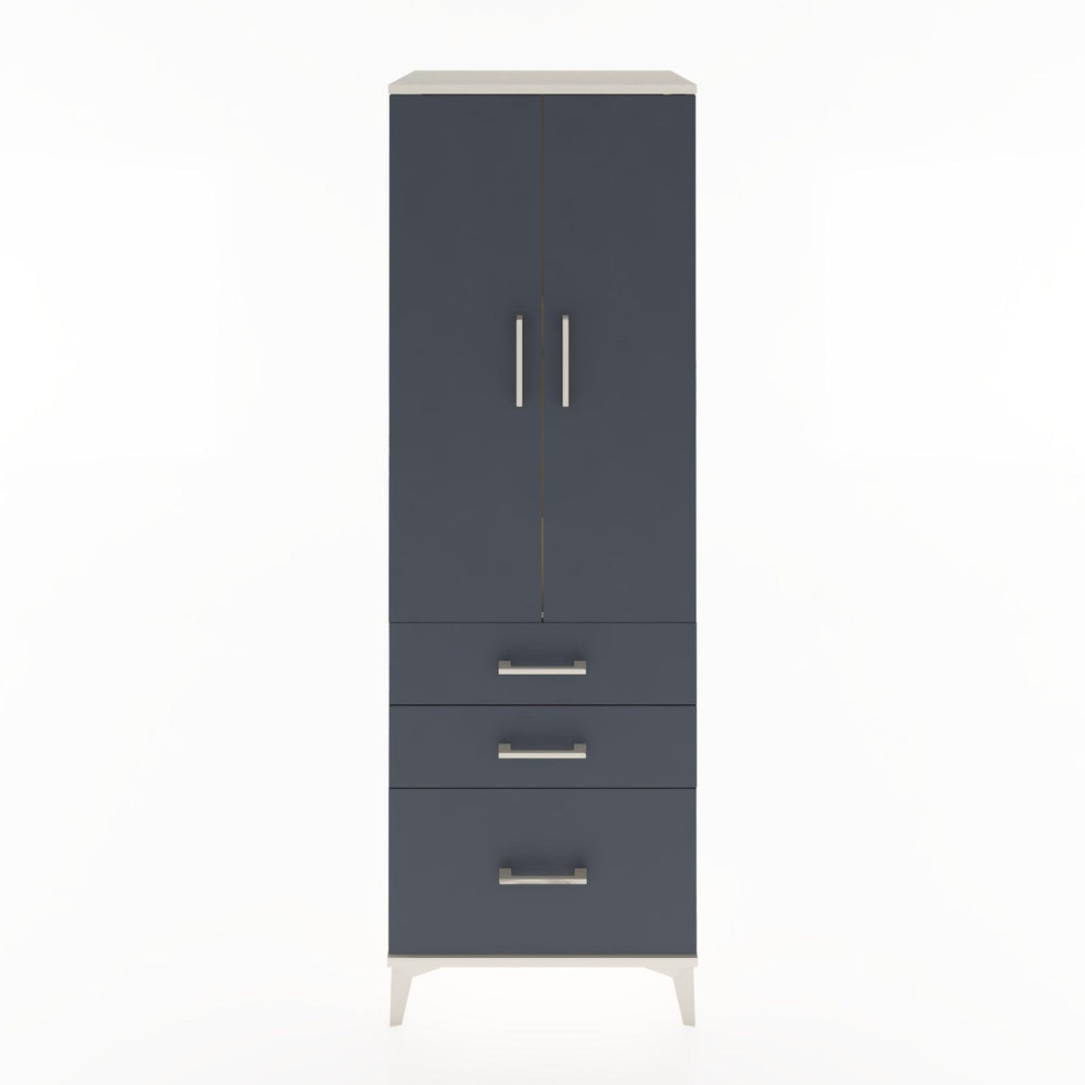 Woodntry Modüler Dolap Aytaşı 60x44x170 cm Kapaklı ve Çekmeceli KC14-1