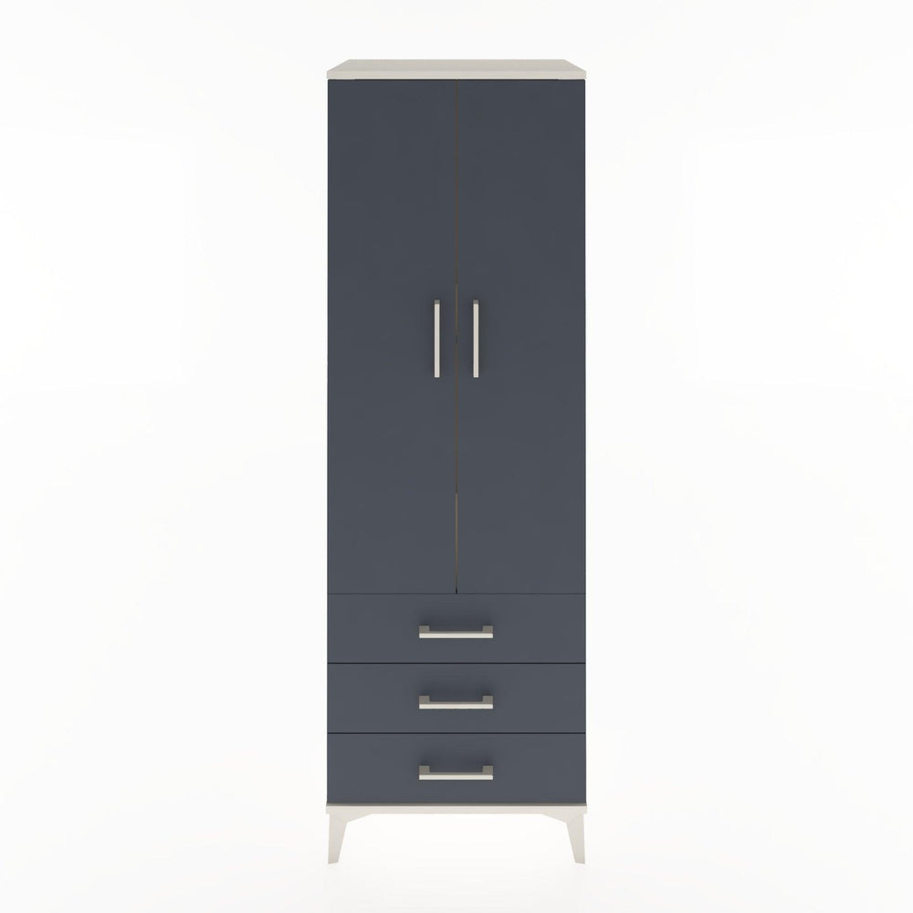 Woodntry Modular Cabinet Moonstone 60x44x170 cm with Doors and Drawers KC6-1