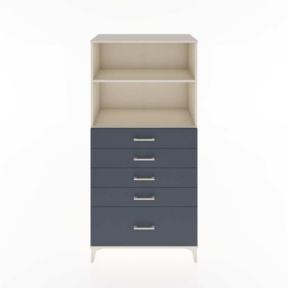 Woodntry Modular Cabinet Moonstone 88x44x170 cm with Drawers and Shelves CR40-1