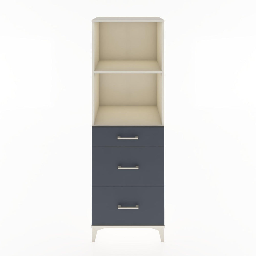 Woodntry Modular Cabinet Moonstone 60x44x170 cm with Drawers and Shelves CR47-1