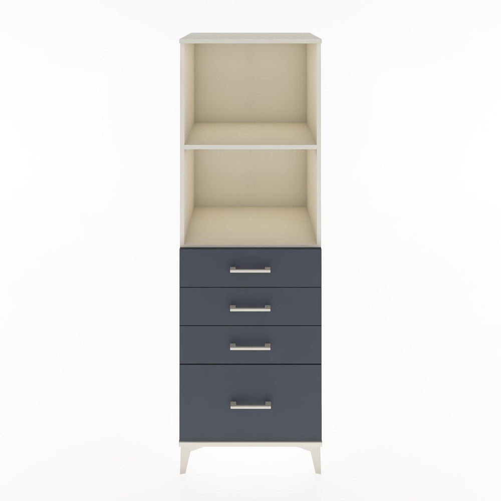 Woodntry Modular Cabinet Moonstone 60x44x170 cm with Drawers and Shelves CR41-1