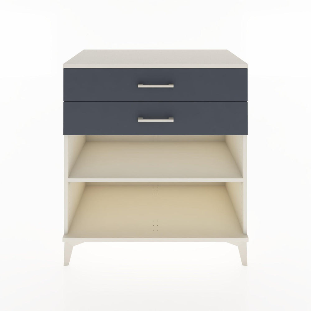 Woodntry Modüler Şifonyer Aytaşı 88x44x84 cm Çekmeceli ve Raflı CR14-1