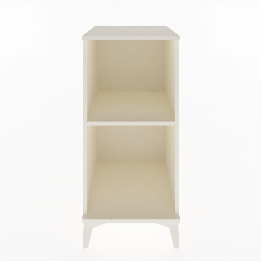 Woodntry Modular Nightstand Moonstone 44x44x84 cm with Shelf R51-1