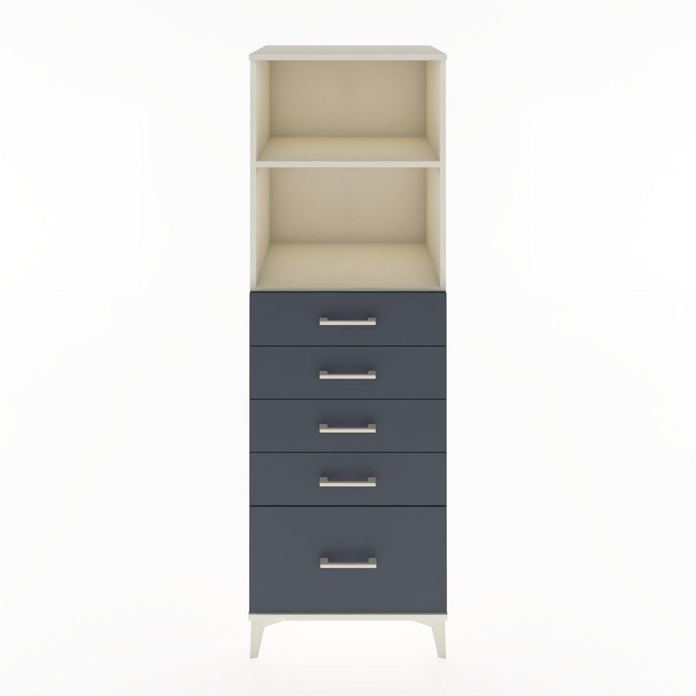 Woodntry Modular Cabinet Moonstone 60x44x170 cm with Drawers and Shelves CR40-1
