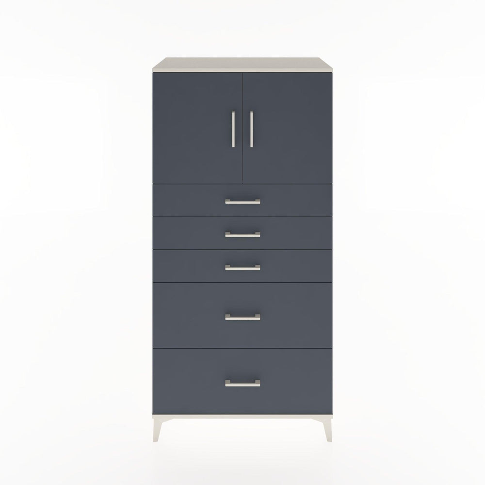 Woodntry Modüler Dolap Aytaşı 88x44x170 cm Kapaklı ve Çekmeceli KC18-1