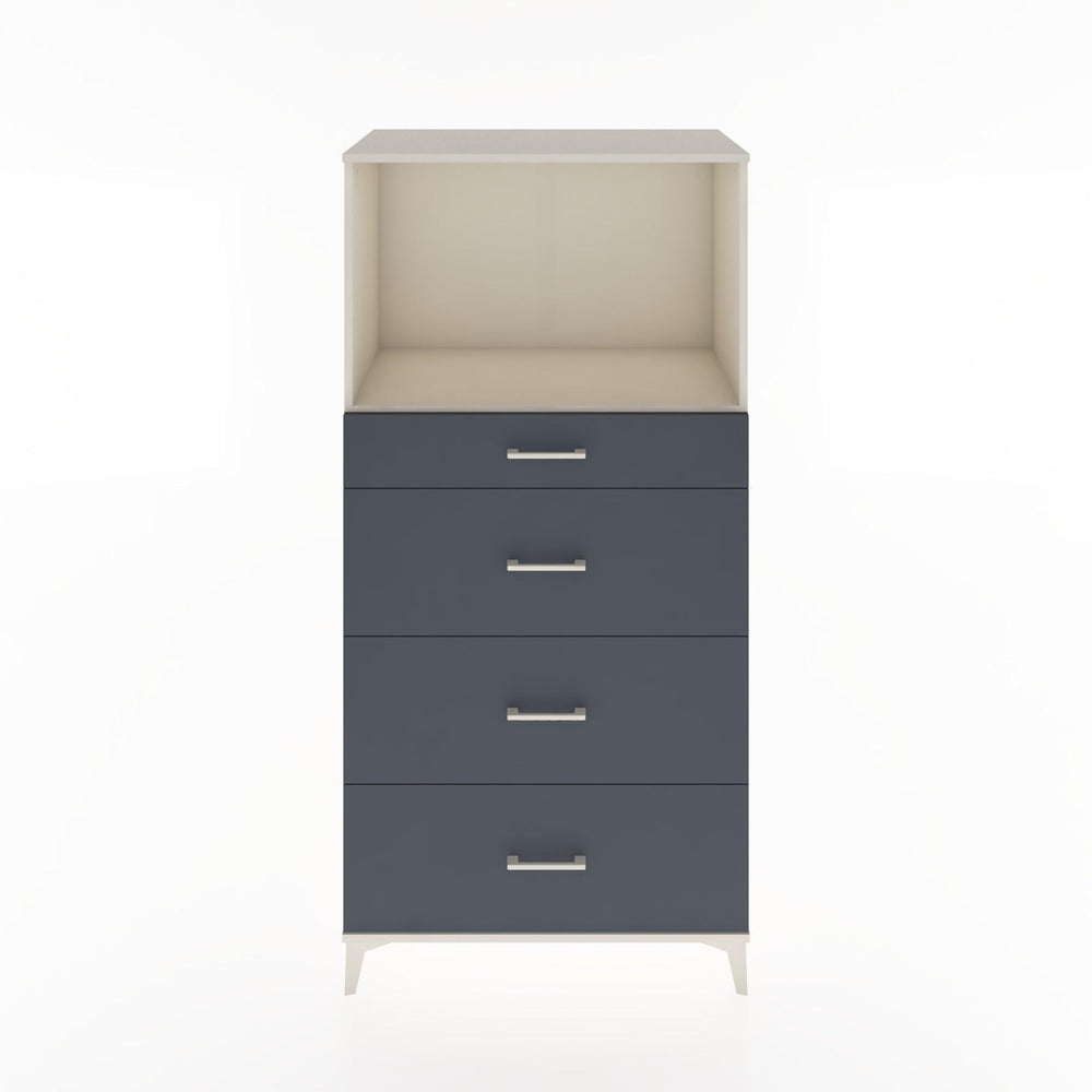 Woodntry Modular Cabinet Moonstone 88x44x170 cm with Drawers and Shelves CR51-1