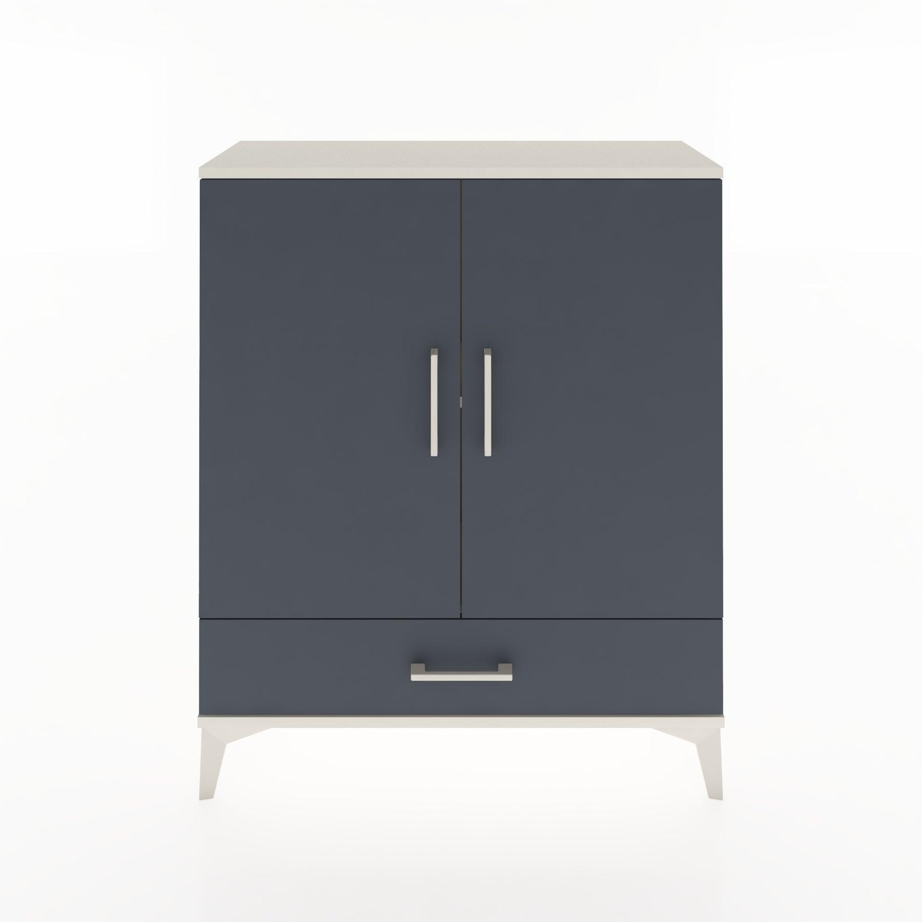 Woodntry Modüler Şifonyer Aytaşı 88x30x94 cm Kapaklı ve Çekmeceli KC2-1