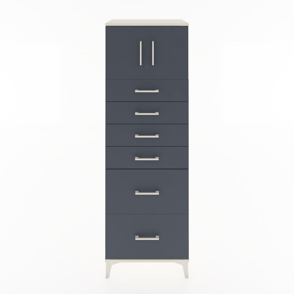 Woodntry Modular Cabinet Moonstone 60x44x170 cm with Doors and Drawers KC17-1