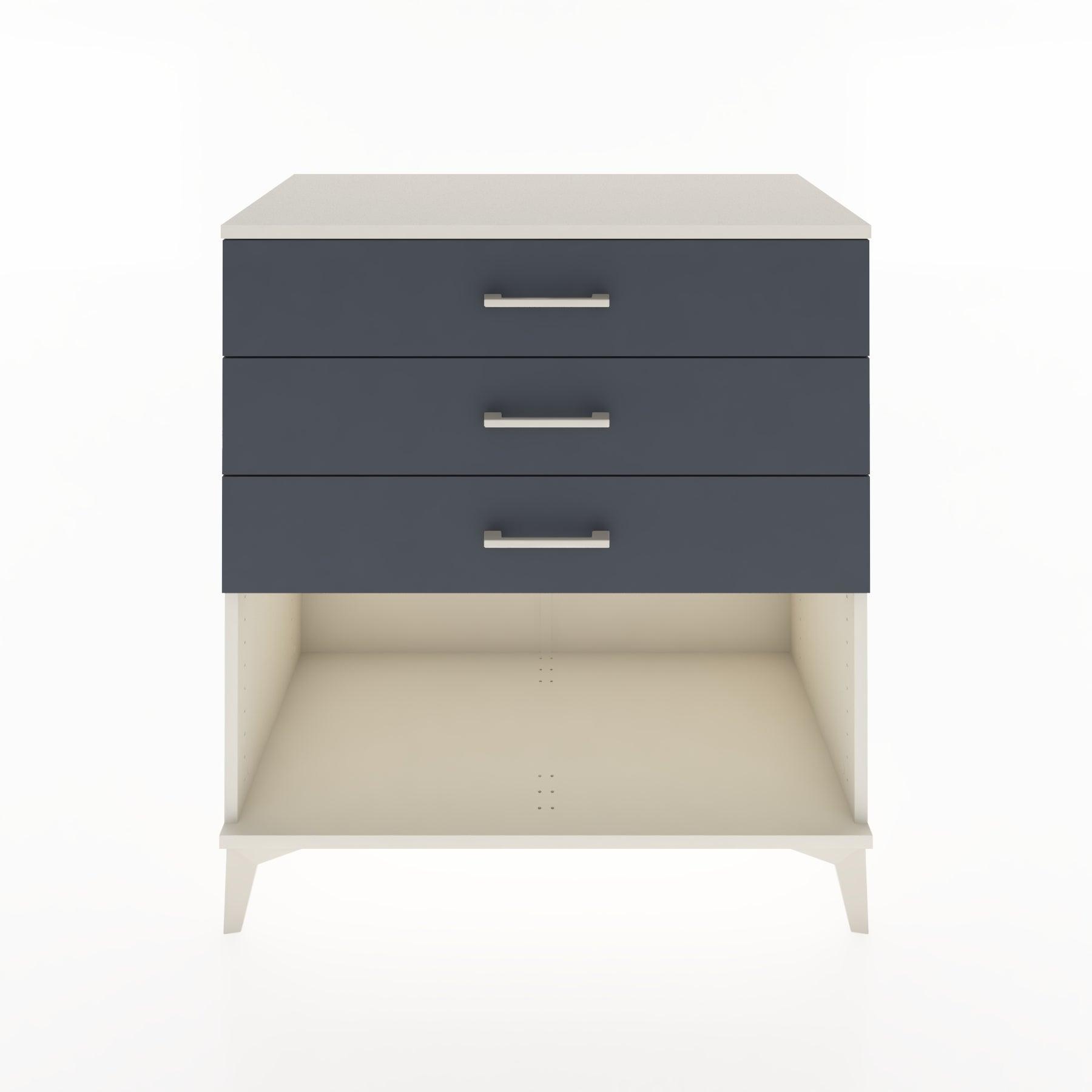 Woodntry Modüler Şifonyer Aytaşı 88x44x84 cm Çekmeceli ve Raflı CR11-1