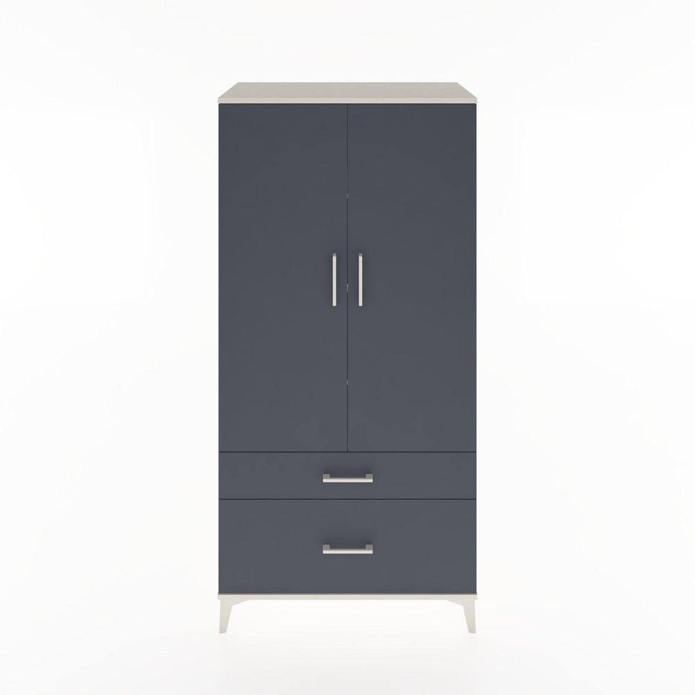 Woodntry Modular Cabinet Moonstone 88x44x170 cm with Doors and Drawers KC15-1
