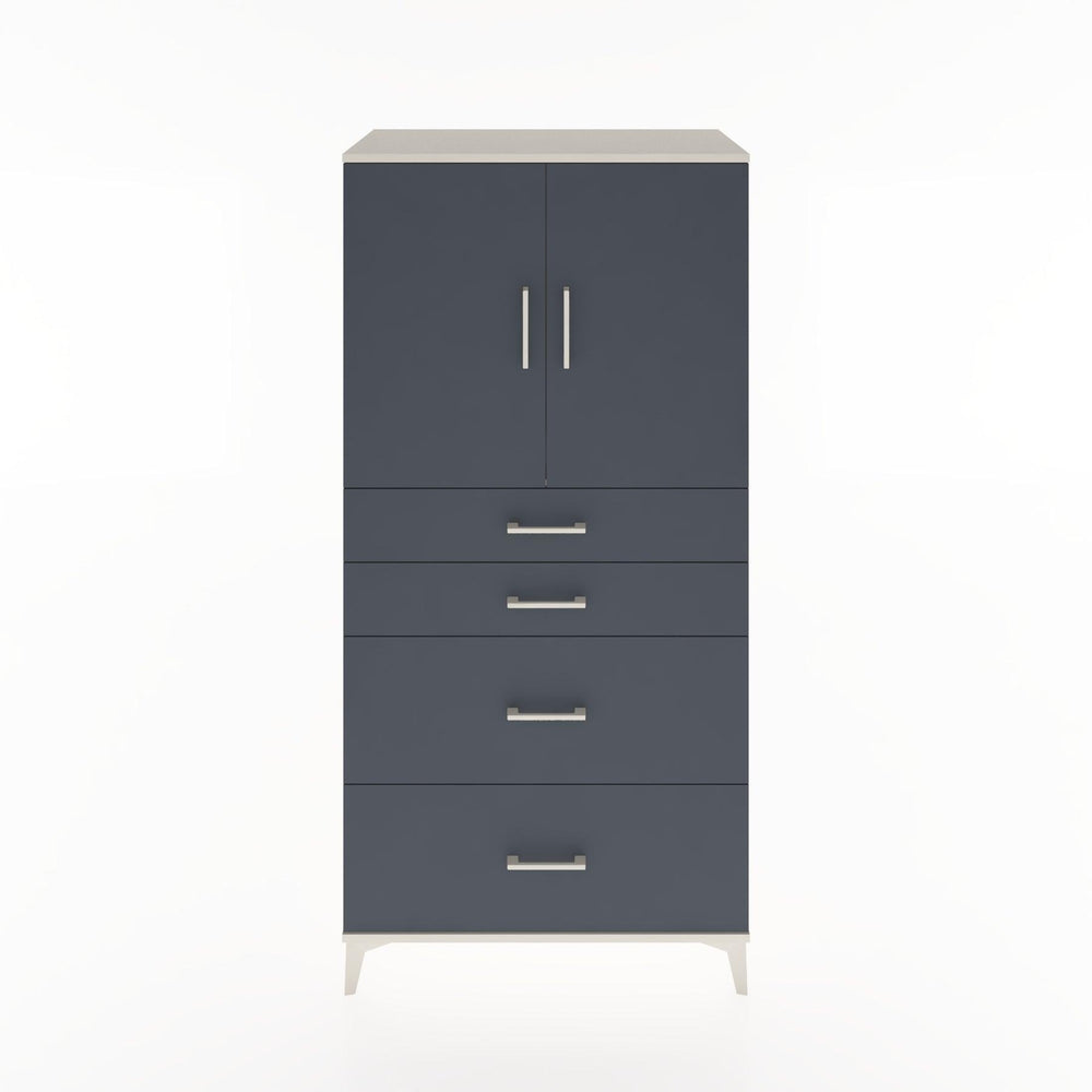 Woodntry Modüler Dolap Aytaşı 88x44x170 cm Kapaklı ve Çekmeceli KC19-1