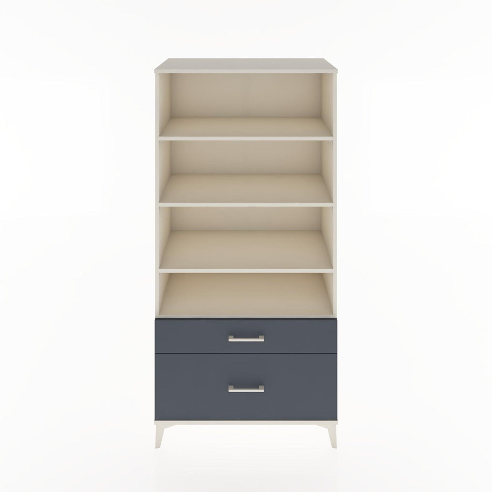 Woodntry Modular Cabinet Moonstone 88x44x170 cm with Drawers and Shelves CR43-1