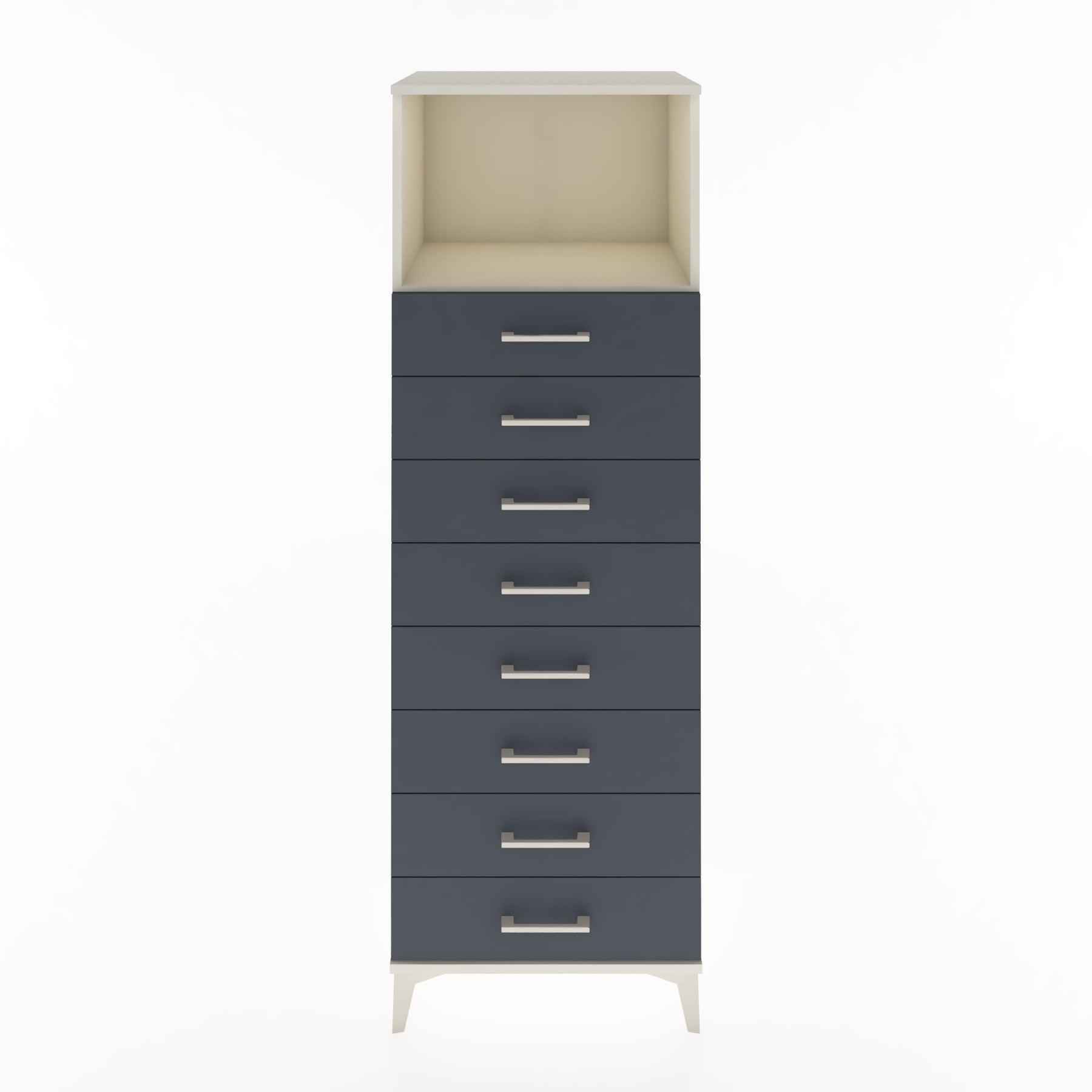 Woodntry Modular Cabinet Moonstone 60x44x170 cm with Drawers and Shelves CR32-1