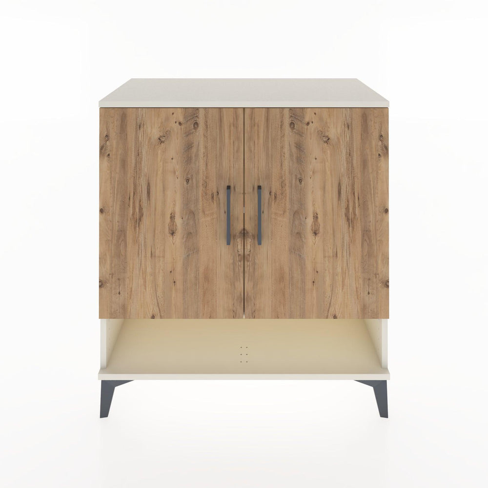 Woodntry Modüler Şifonyer Aytaşı 88x44x84 cm Kapaklı ve Raflı KR76-1