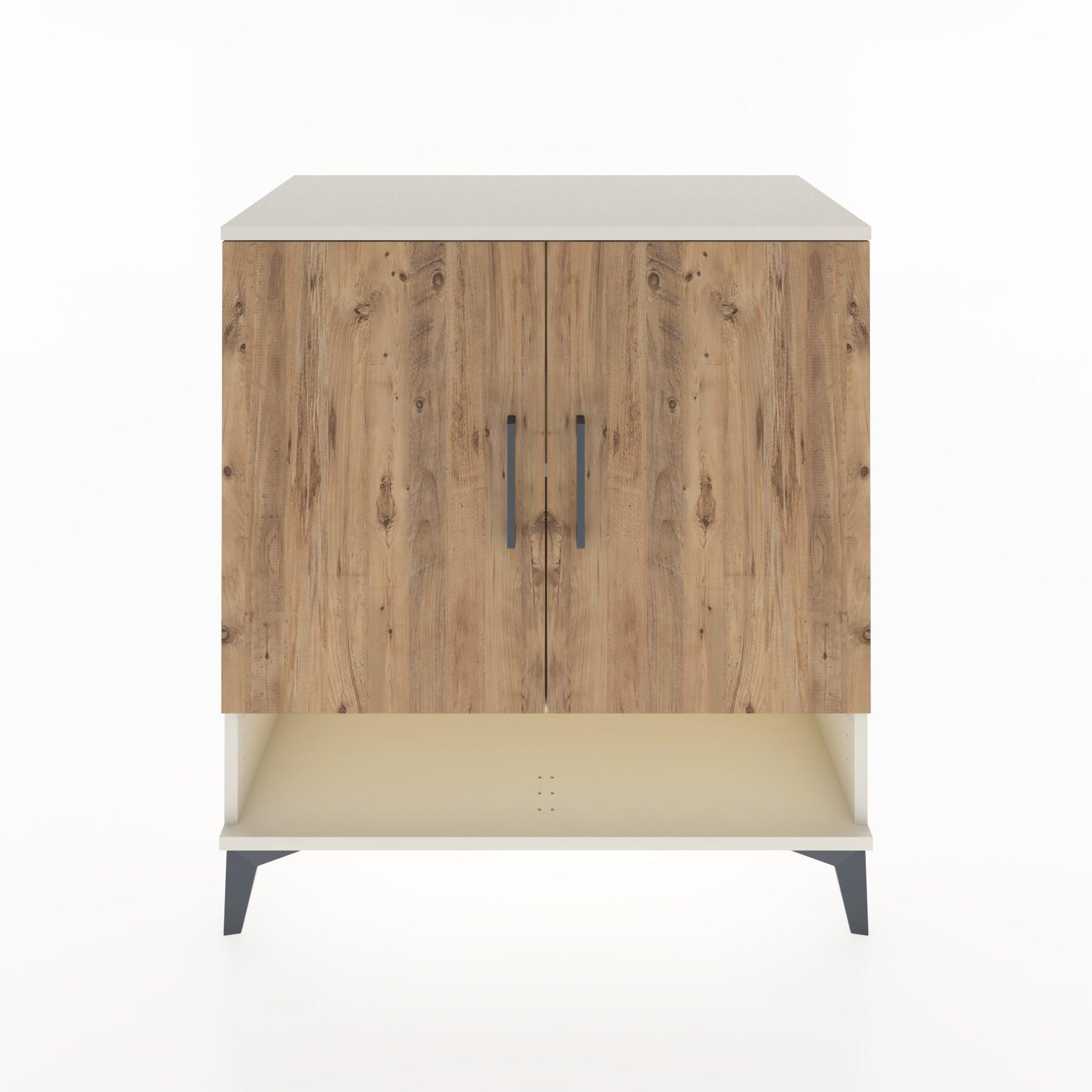 Woodntry Modular Dresser Moonstone 88x44x84 cm with Cover and Shelf KR76-1