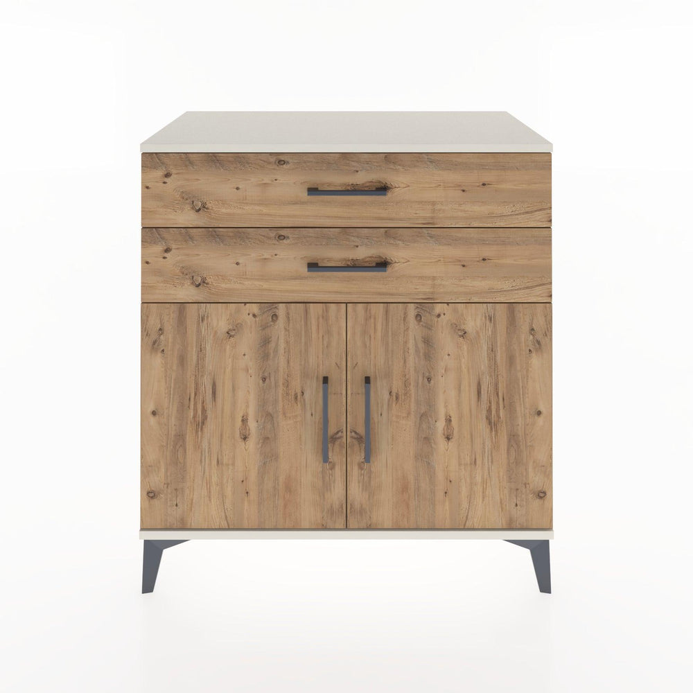 Woodntry Modular Dresser Moonstone 88x44x84 cm with Cover and Drawer KC33-1