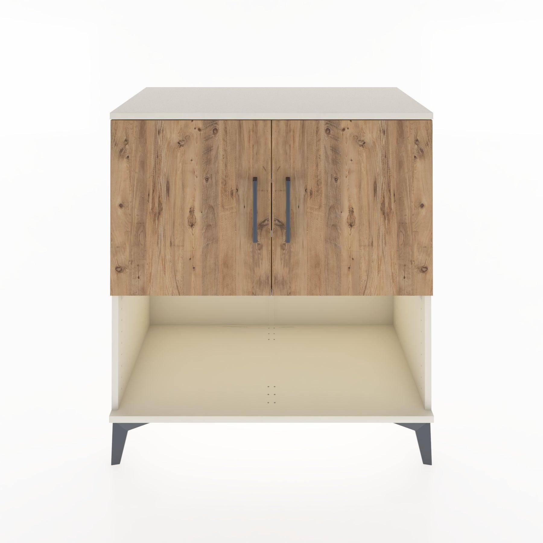 Woodntry Modular Dresser Moonstone 88x44x84 cm with Cover and Shelf KR43-1