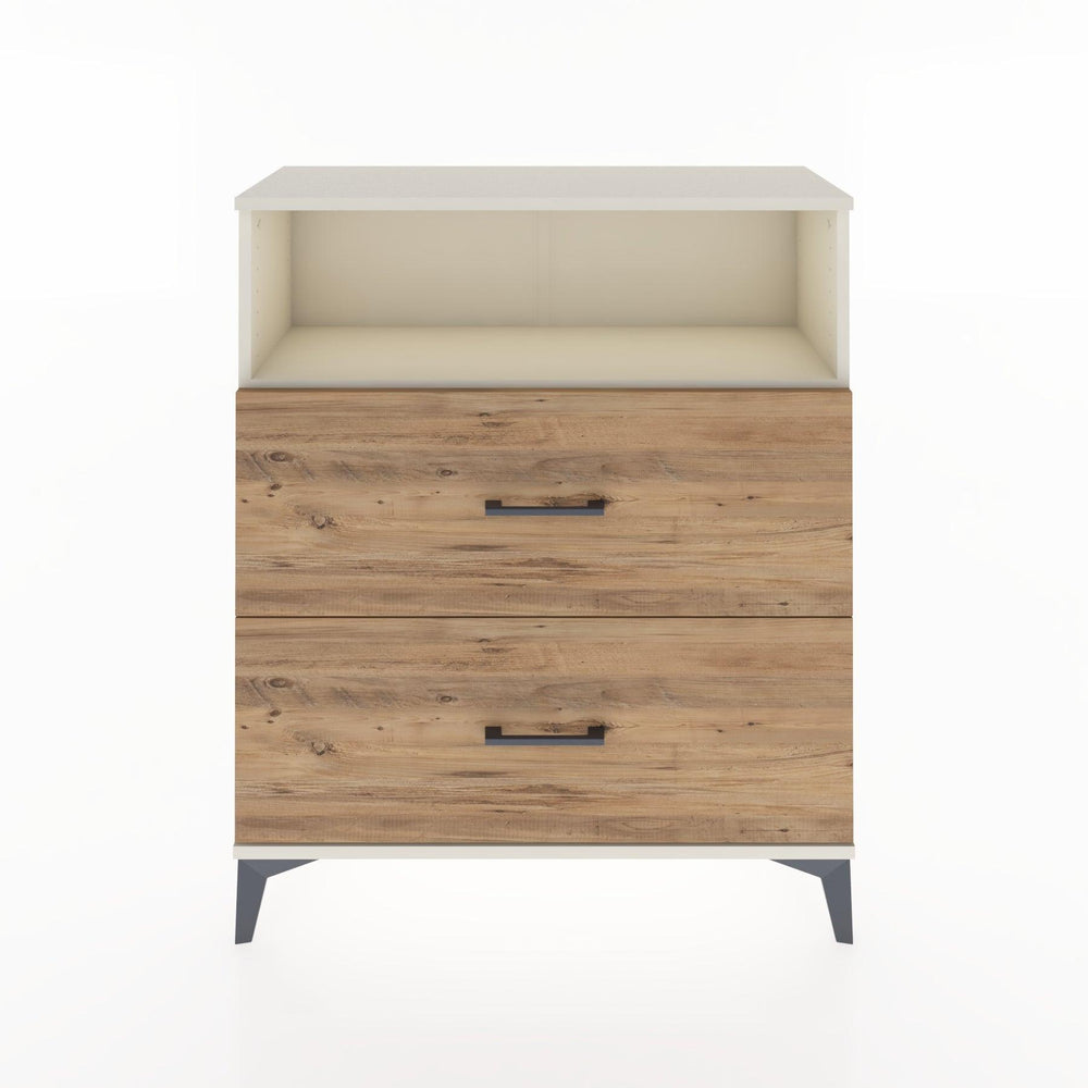 Woodntry Modular Dresser Moonstone 88x30x94 cm with Drawers and Shelves CR16-1