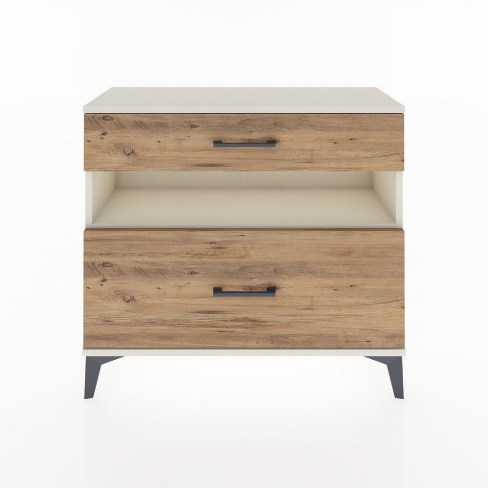 Woodntry Modüler Şifonyer İki Çekmeceli V9 88x30x68 cm Aytaşı - Woodntry