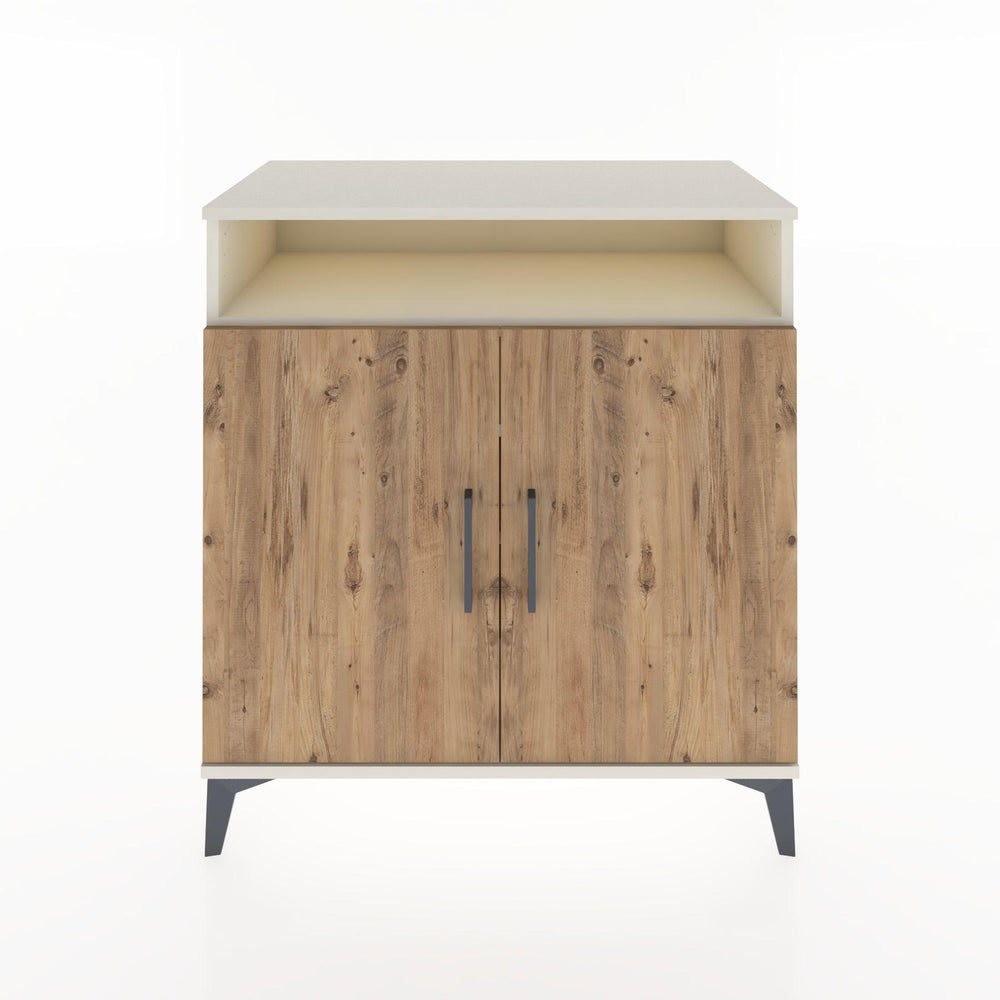 Woodntry Modüler Şifonyer Aytaşı 88x44x84 cm Kapaklı ve Raflı KR82-1