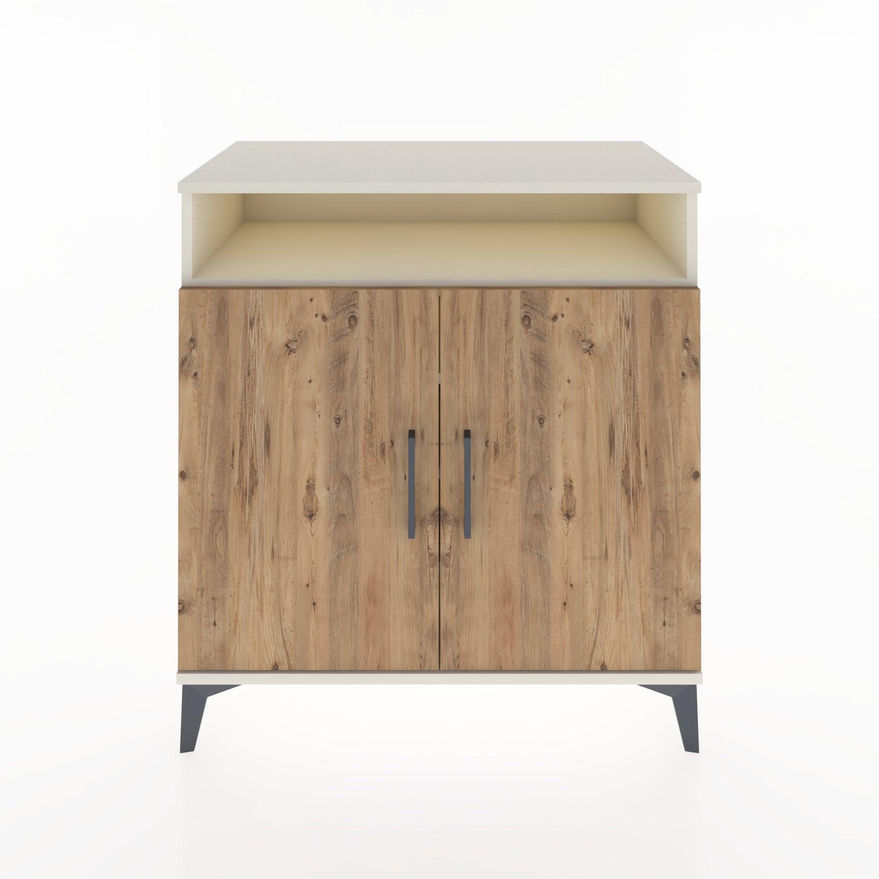 Woodntry Modular Dresser Moonstone 88x44x84 cm with Cover and Shelf KR82-1