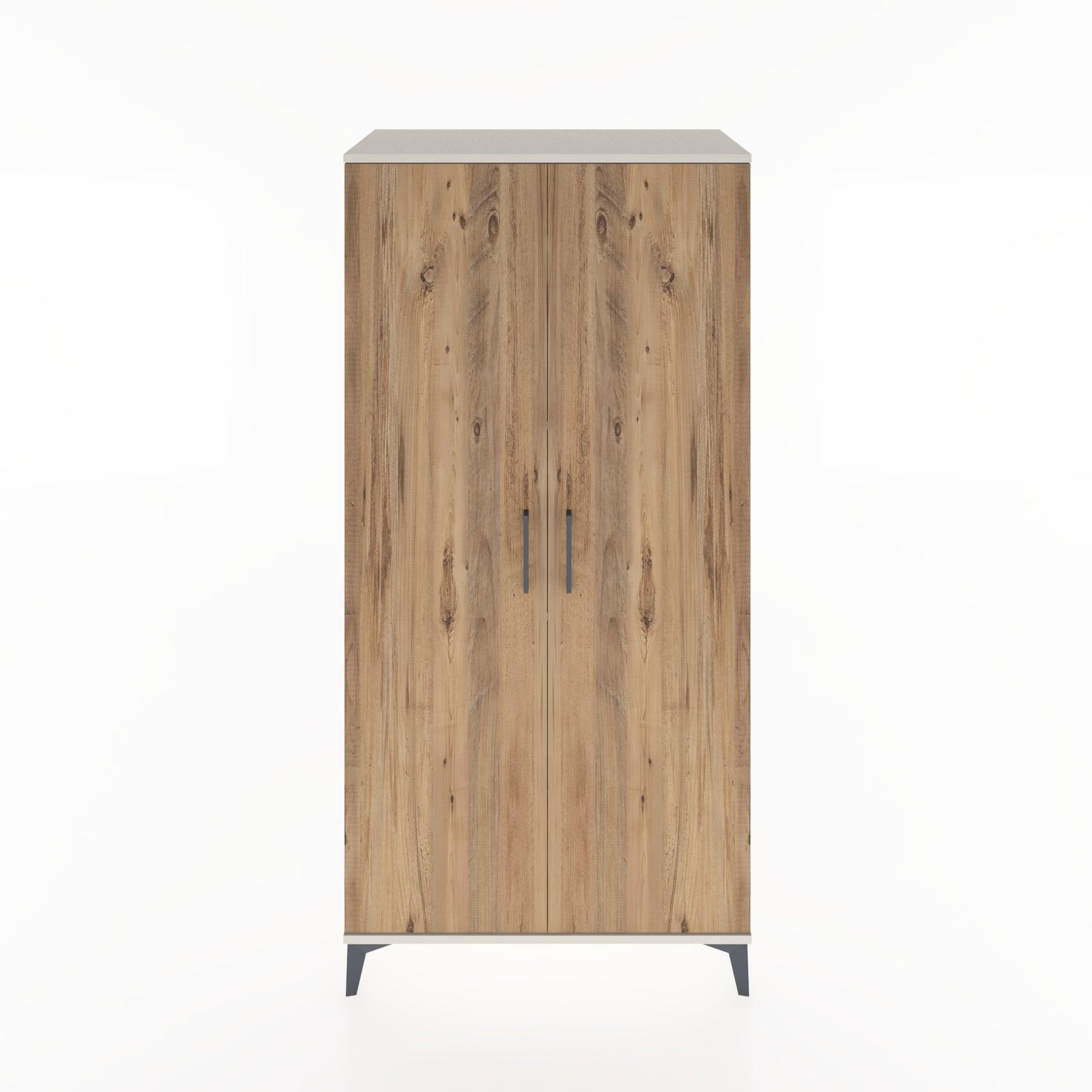 Woodntry Modular Cabinet Moonstone 88x44x170 cm with Cover K9-1