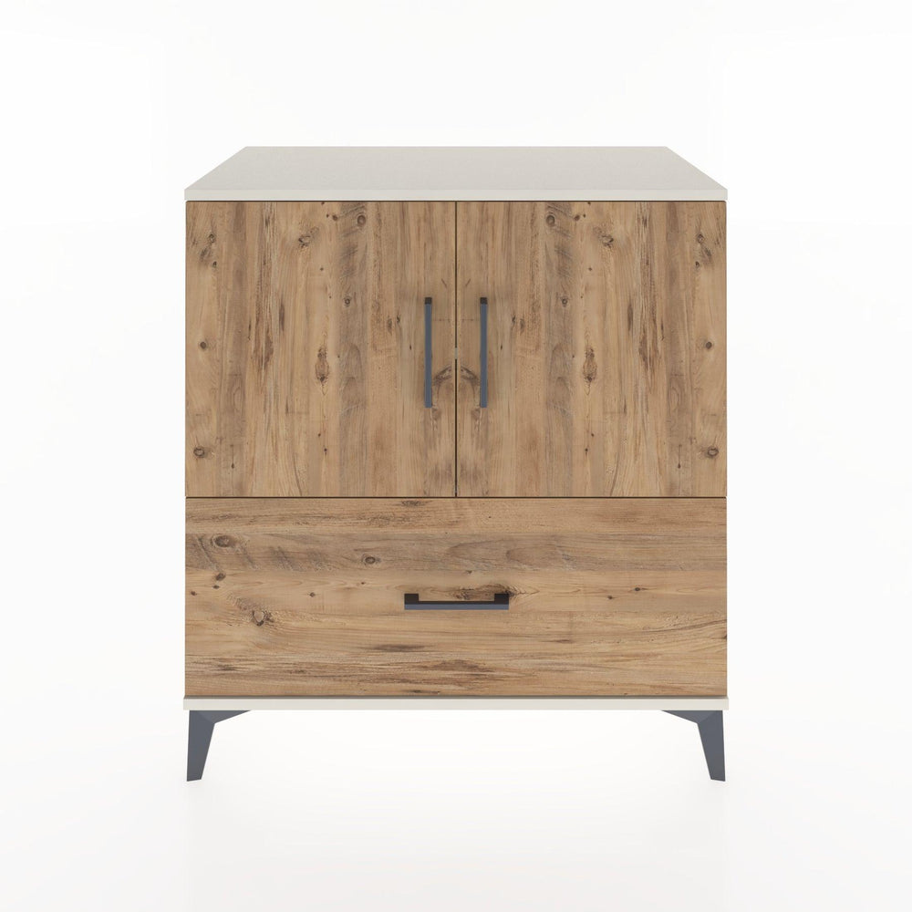 Woodntry Modular Dresser Moonstone 88x44x84 cm with Cover and Drawer KC47-1