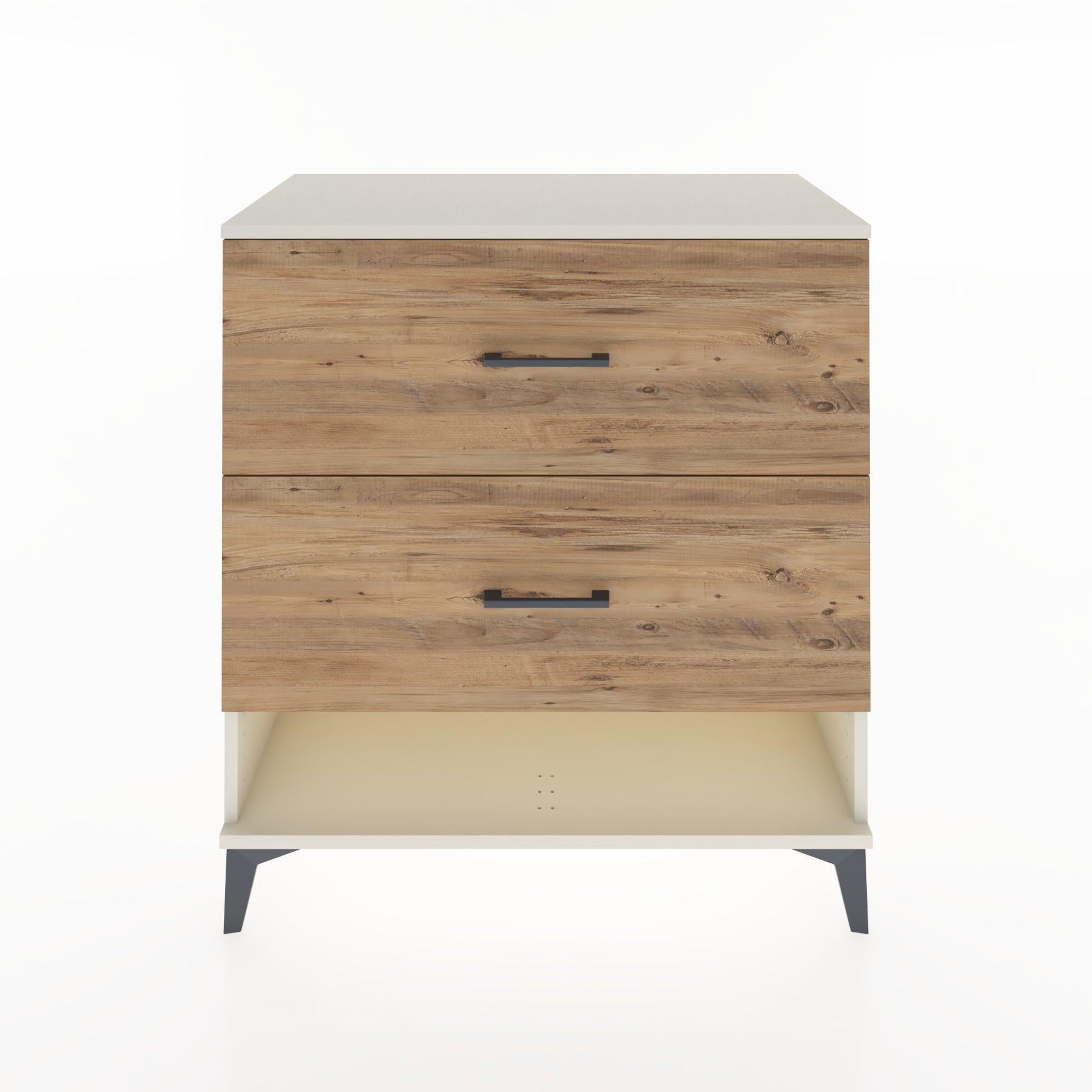 Woodntry Modüler Şifonyer Aytaşı 88x44x84 cm Çekmeceli ve Raflı CR4-1