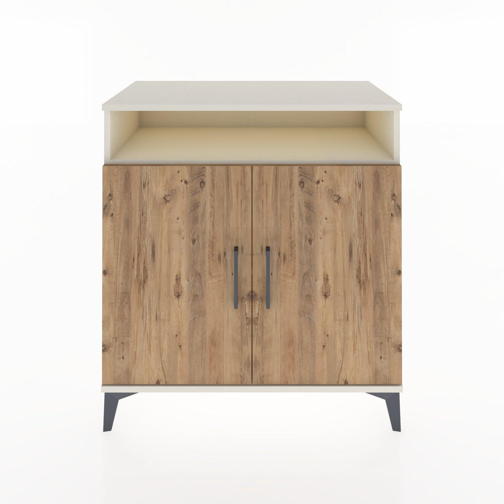 Woodntry Modüler Şifonyer Aytaşı 88x44x84 cm Kapaklı ve Raflı KR84-1