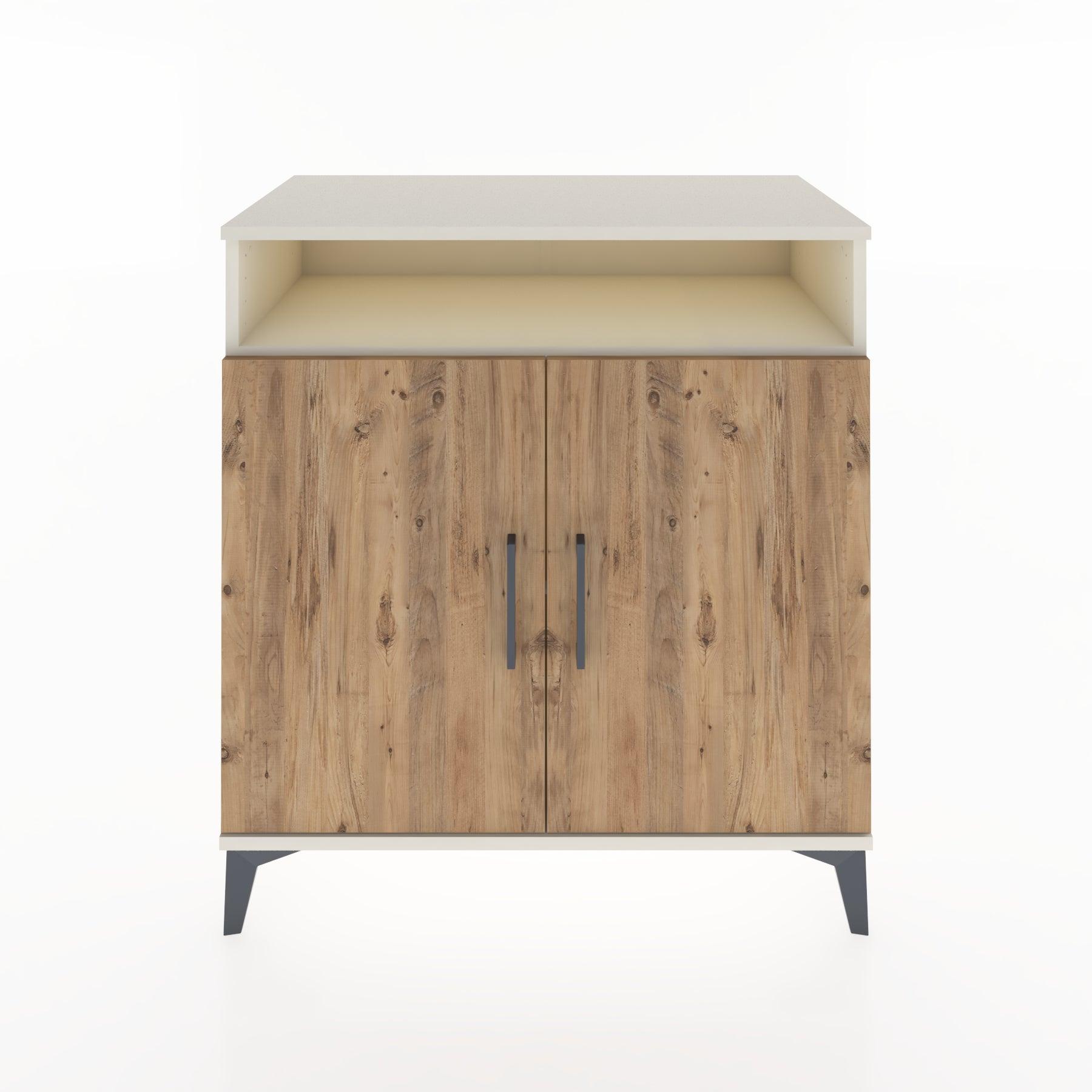 Woodntry Modular Dresser Moonstone 88x44x84 cm with Cover and Shelf KR84-1