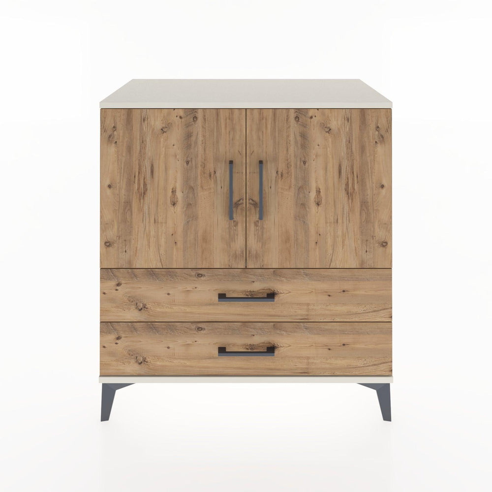 Woodntry Modular Dresser Moonstone 88x44x84 cm with Cover and Drawer KC24-1