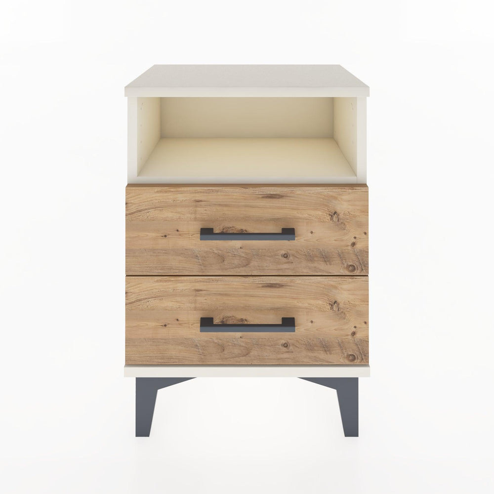 Woodntry Modüler Komodin İki Çekmeceli 44x30x52 cm Aytaşı - Woodntry