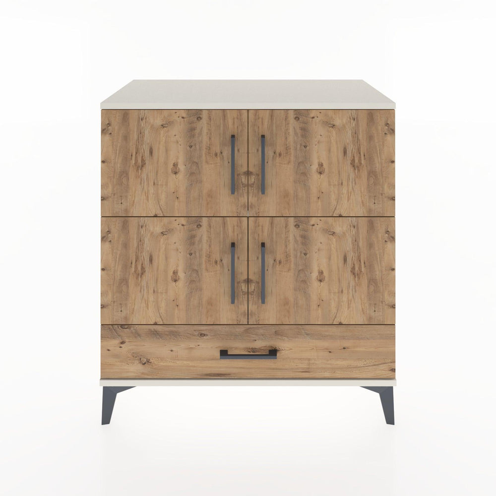 Woodntry Modüler Şifonyer Aytaşı 88x44x84 cm Kapaklı ve Çekmeceli KC92-1