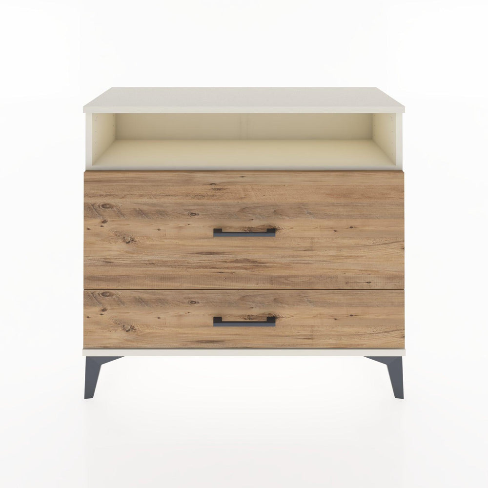 Woodntry Modüler Şifonyer İki Çekmeceli V7 88x30x68 cm Aytaşı - Woodntry