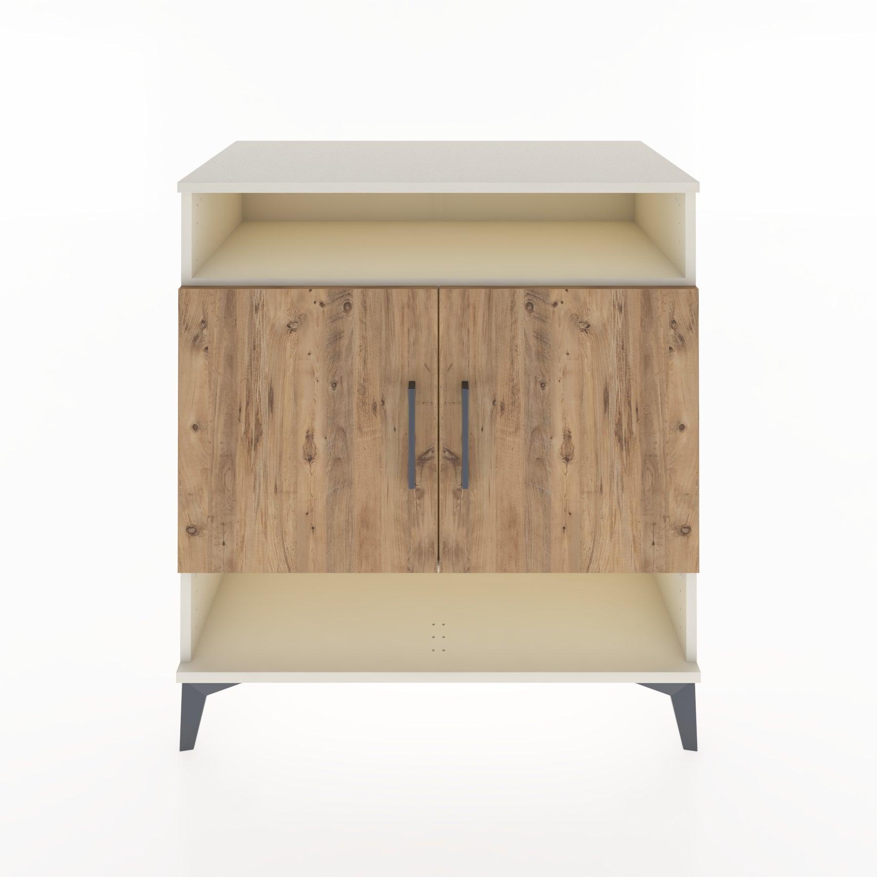 Woodntry Modular Dresser Moonstone 88x44x84 cm with Cover and Shelf KR69-1