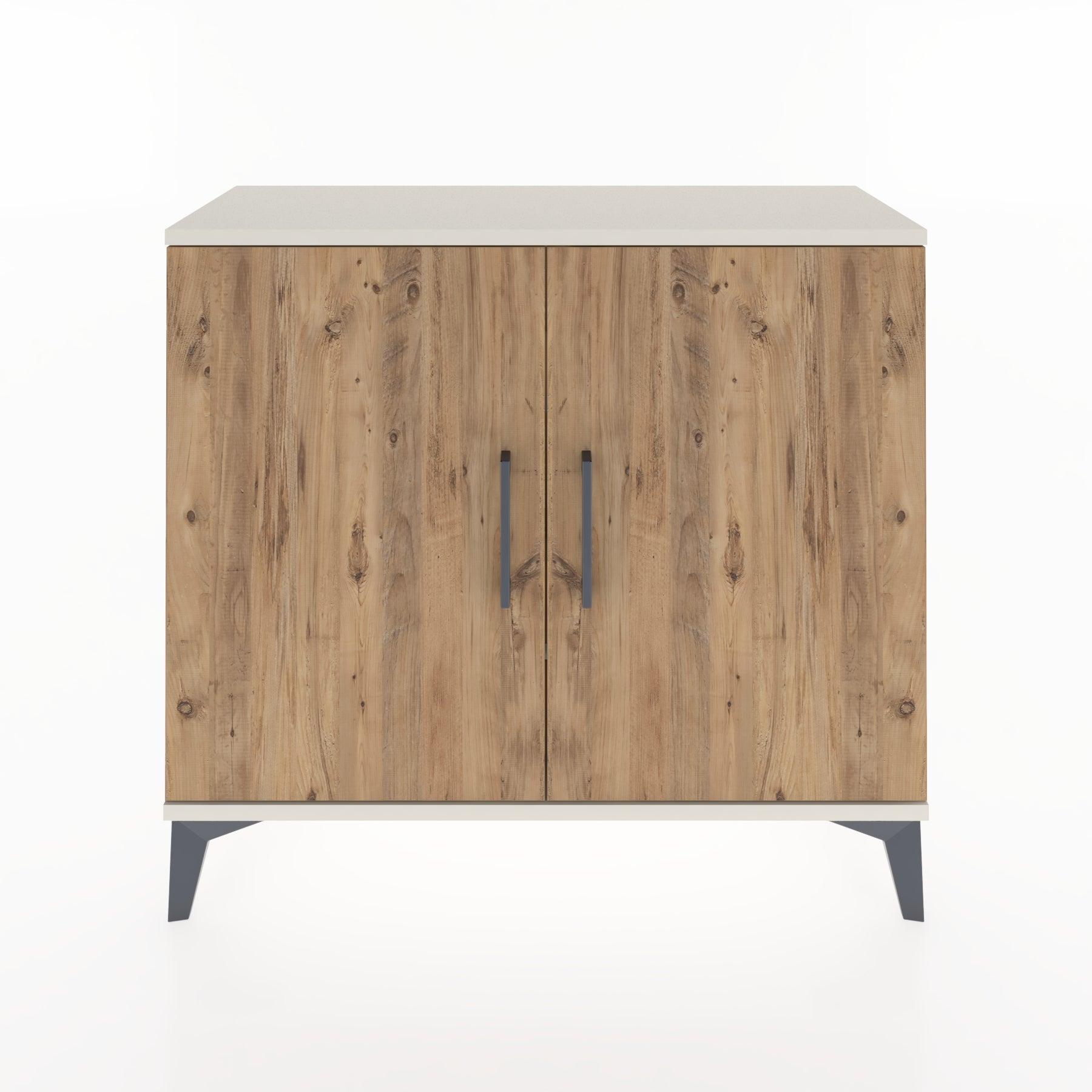 Woodntry Modüler Şifonyer İki Kapaklı 88x30x68 cm Aytaşı - Woodntry