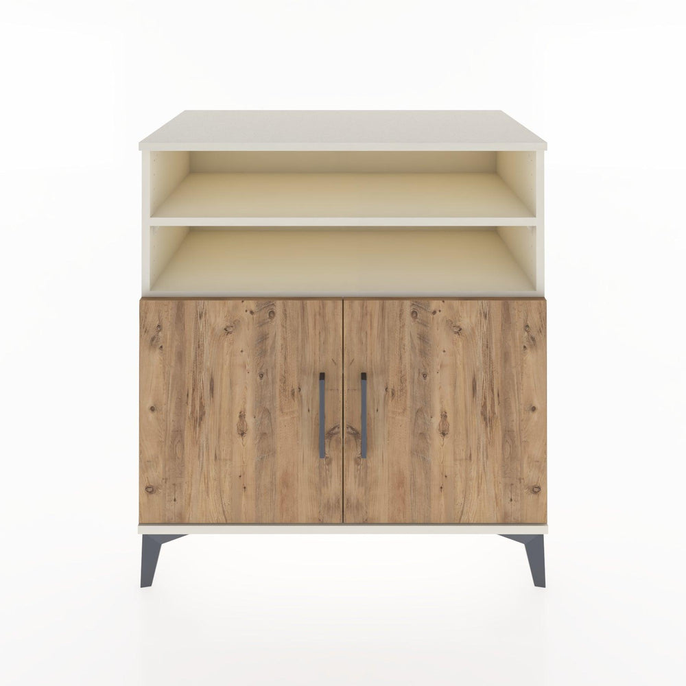 Woodntry Modüler Şifonyer Aytaşı 88x44x84 cm Kapaklı ve Raflı KR37-1