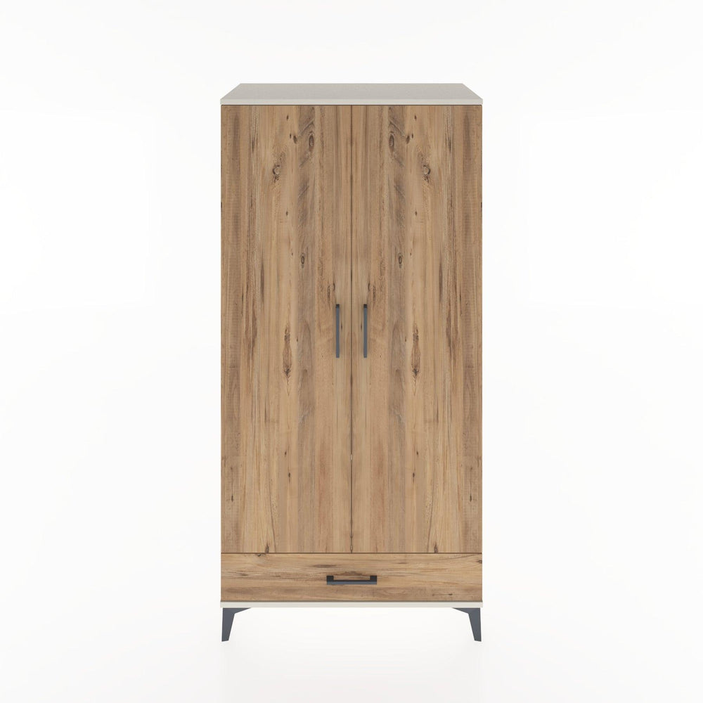 Woodntry Modular Cabinet Moonstone 88x44x170 cm with Doors and Drawers KC30-1