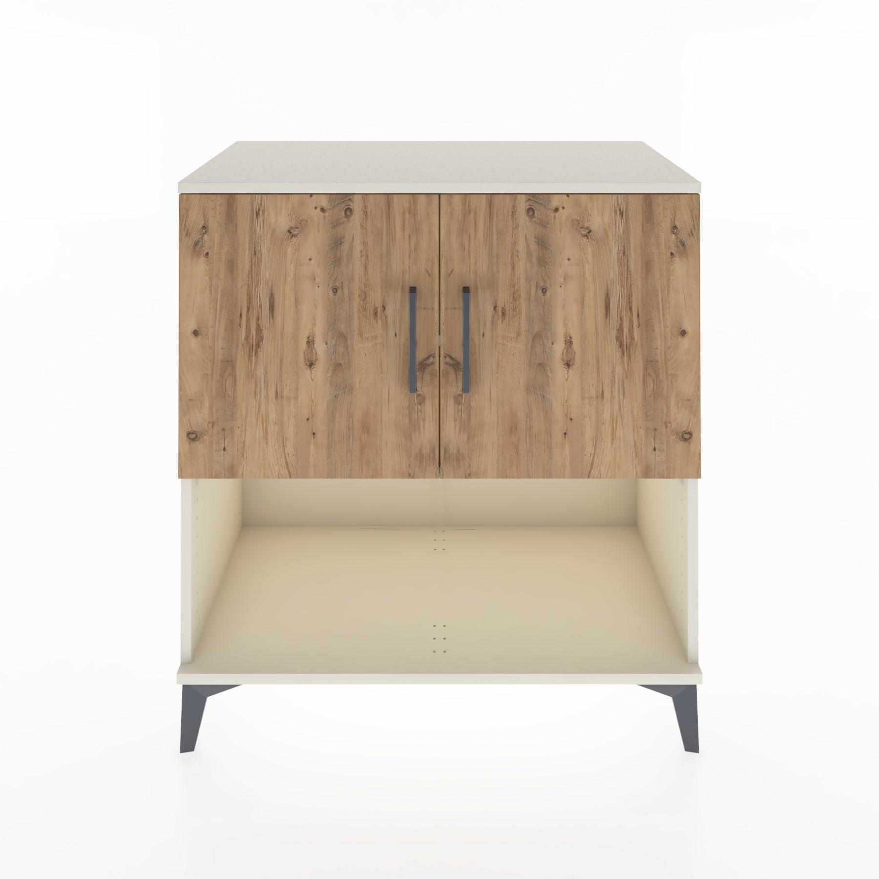 Woodntry Modular Dresser Moonstone 88x44x84 cm with Cover and Shelf KR44-1