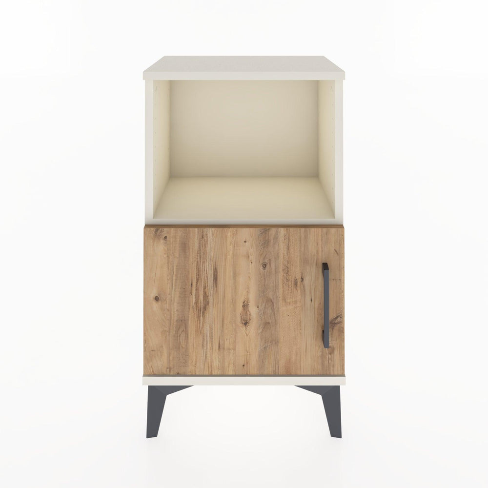 Woodntry Modüler Komodin Raf ve Tek Kapaklı V1 44x30x68 cm Aytaşı - Woodntry