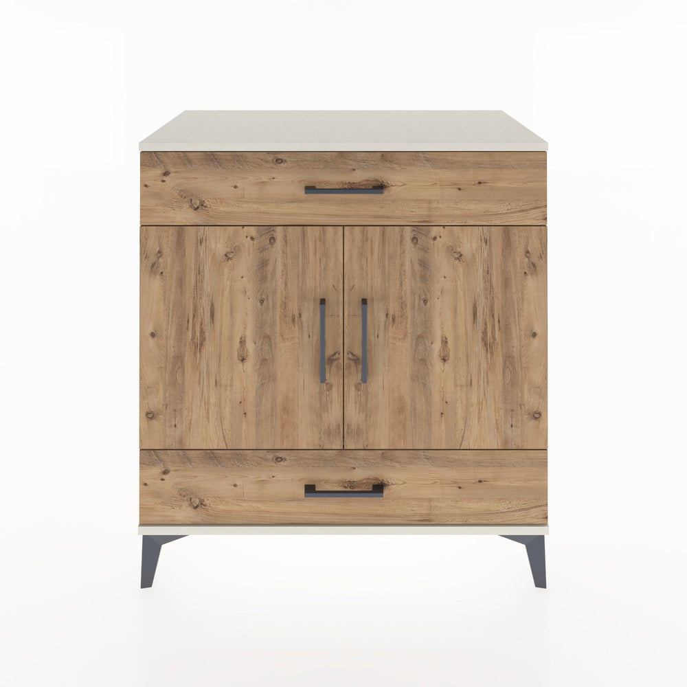 Woodntry Modular Dresser Moonstone 88x44x84 cm with Cover and Drawer KC60-1