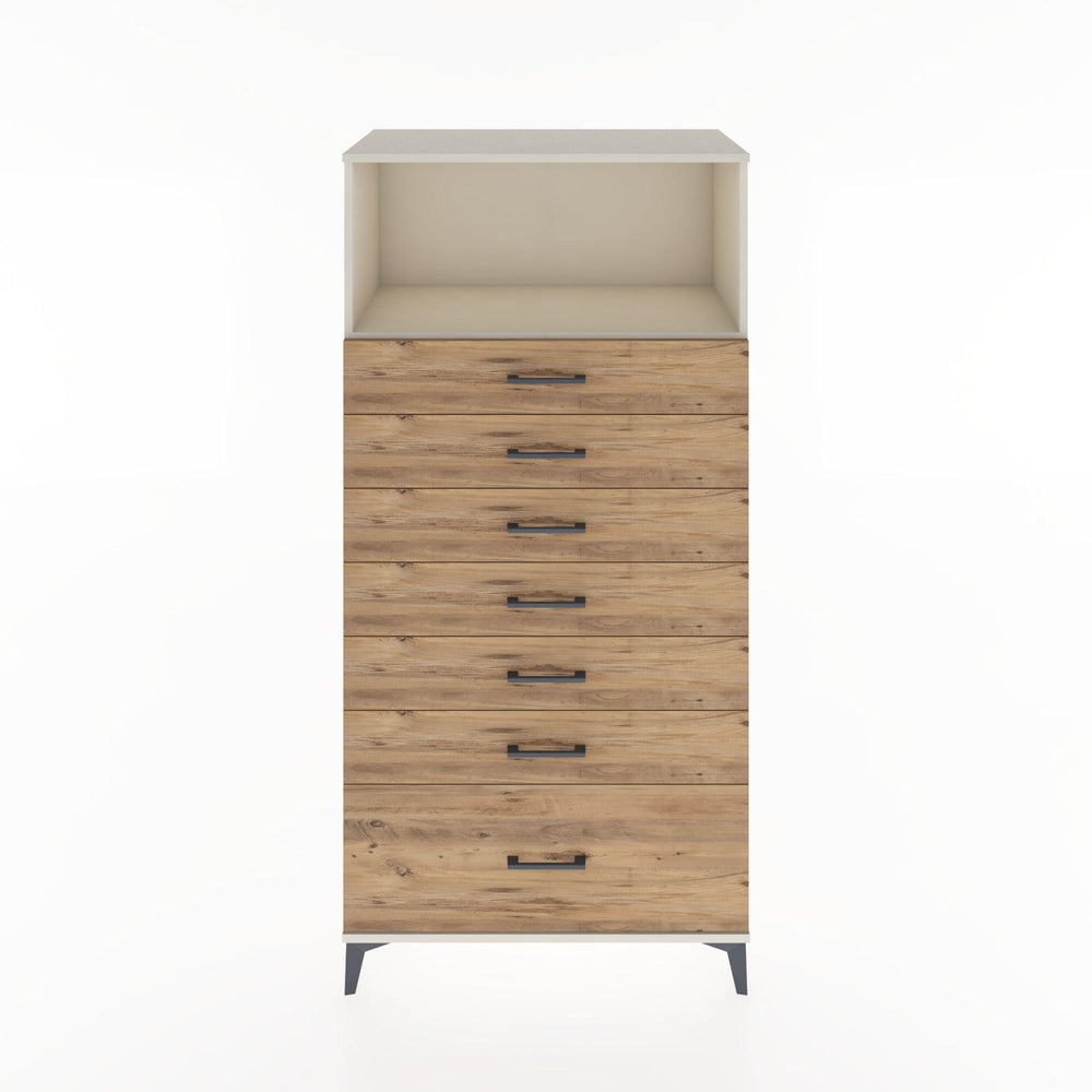 Woodntry Modular Cabinet Moonstone 88x44x170 cm with Drawers and Shelves CR38-1