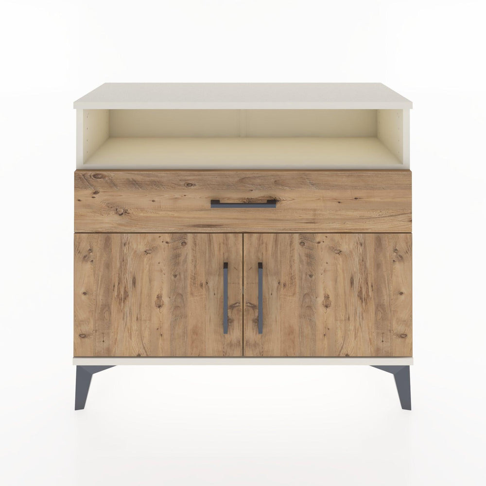 Woodntry Modüler Şifonyer Kapak Raf Çekmeceli 88x30x68 cm Aytaşı - Woodntry