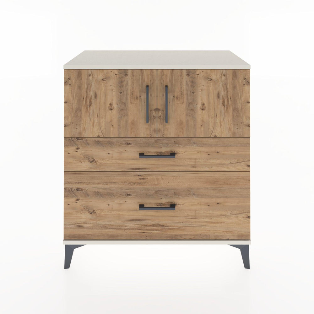 Woodntry Modular Dresser Moonstone 88x44x84 cm with Cover and Drawer KC110-1